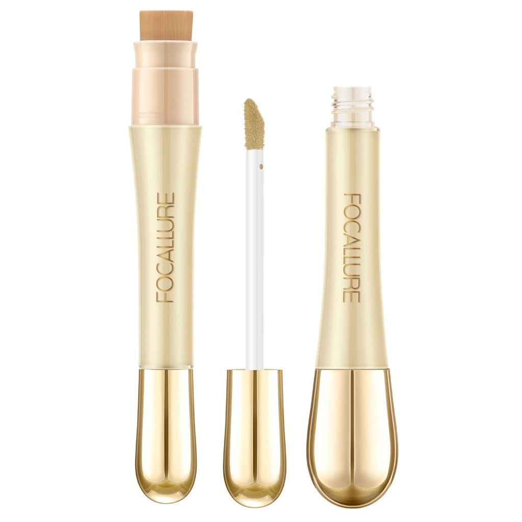 FOCALLURE Консилер с кистью Soft Matte Complete тон 06 зеленый против покраснений, 8 г