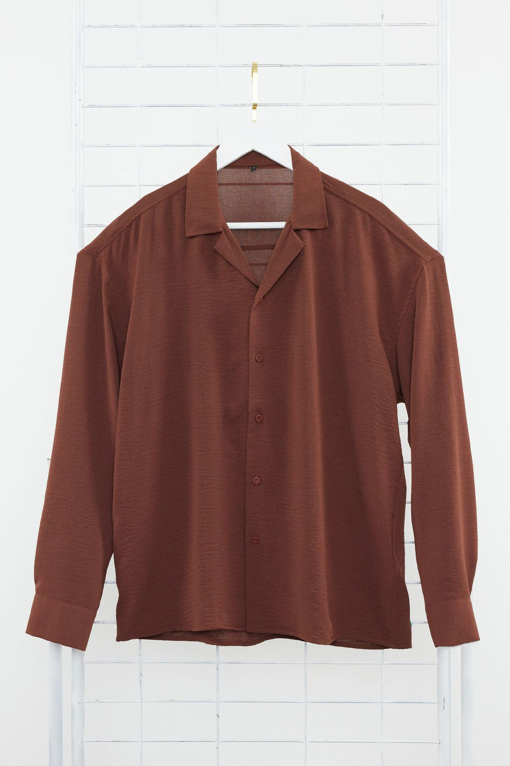 TRENDYOL MAN Beyaz Oversize Fit Apas Yaka Yazl?k Keten Gorunumlu Gomlek TMNSS23GO00053 - Trendyolmilla фото 41