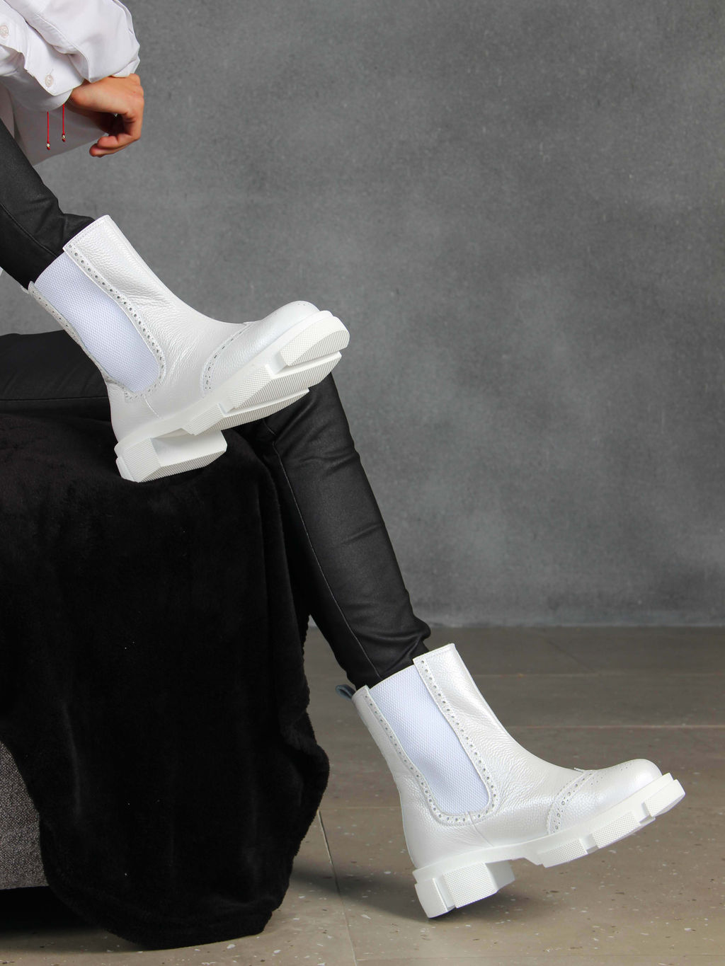 Челси 360.P.21074w. белый макс/Мех