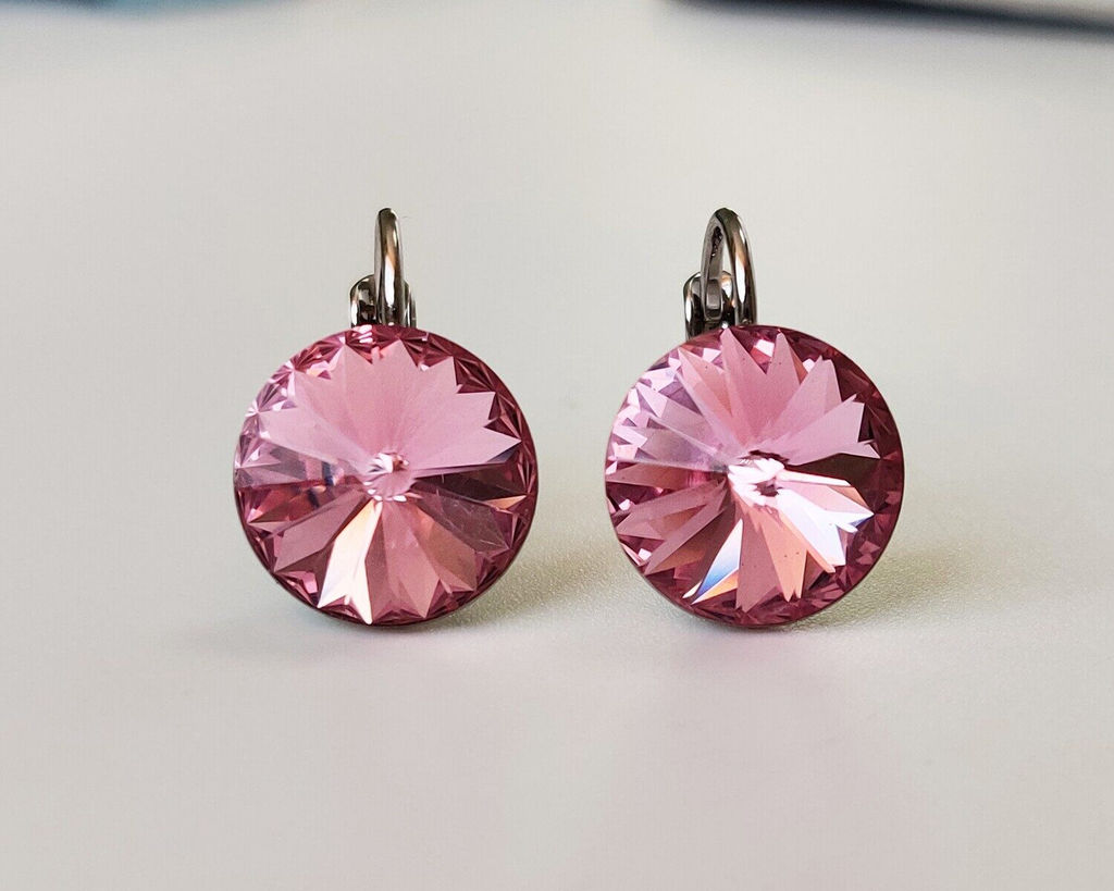 Серьги с кристаллами Swarovski