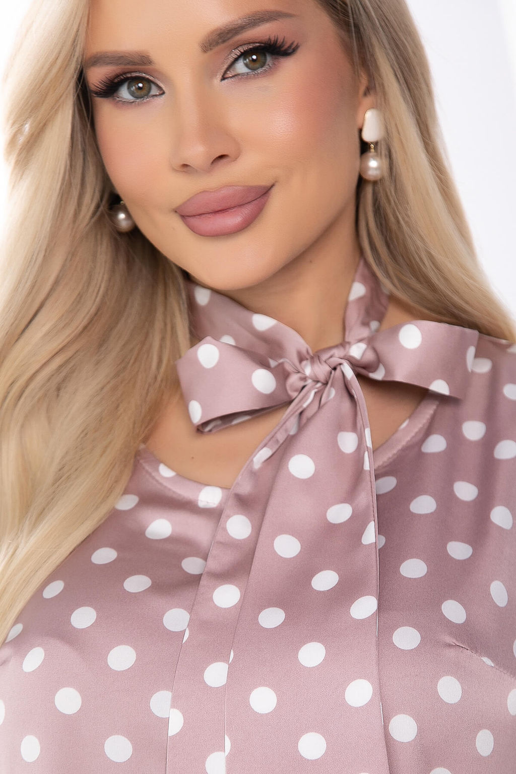 Блуза Тина (пудра) Б8098 - Lt collection фото 5