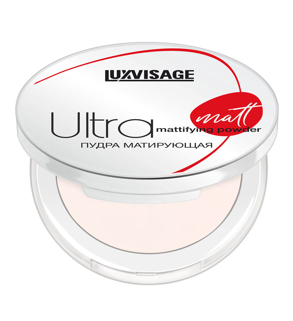 LuxVisage Пудра матирующая LUXVISAGE Ultra matt, тон 101 porcelain