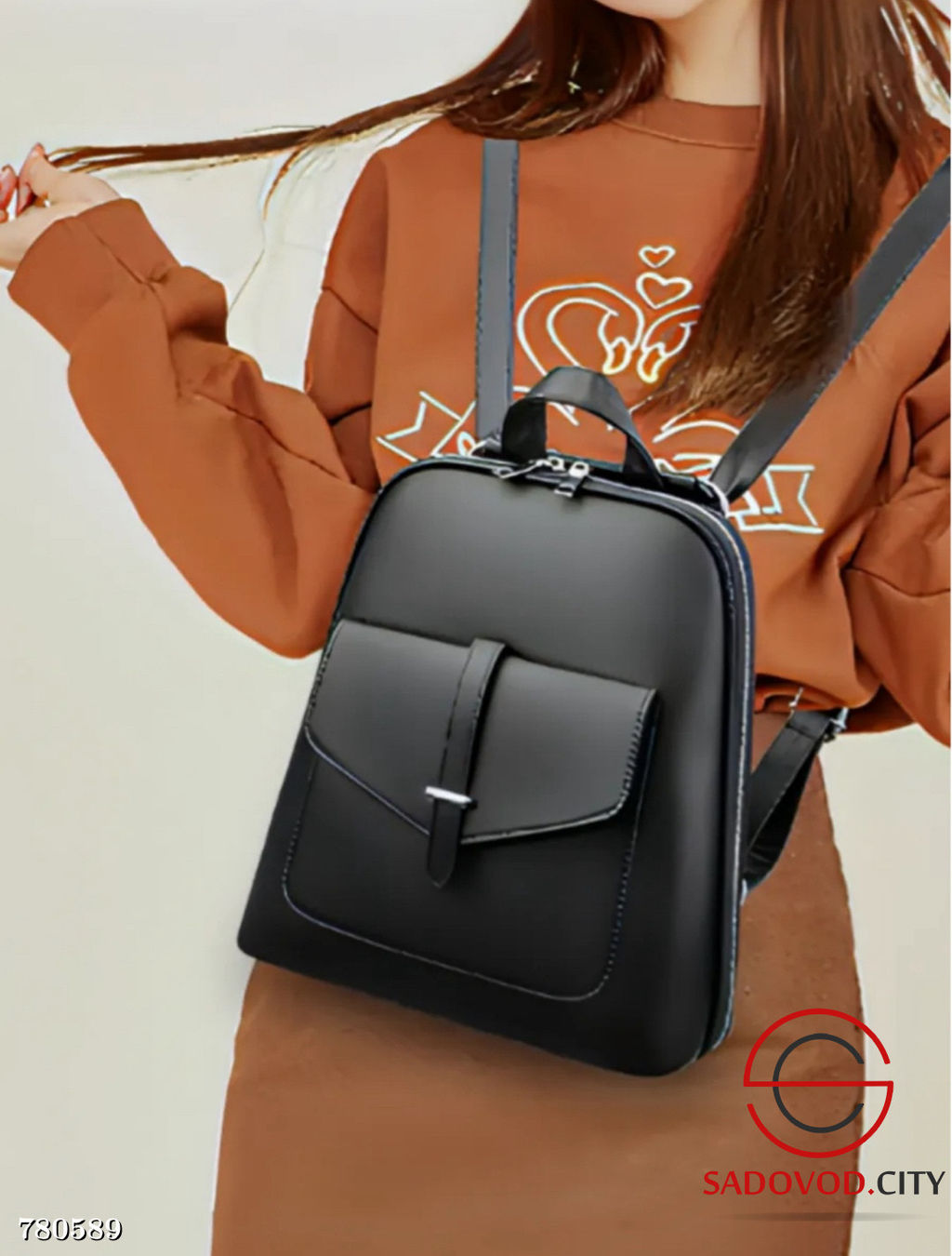 Женский вместительный рюкзак - Bruno фото 3