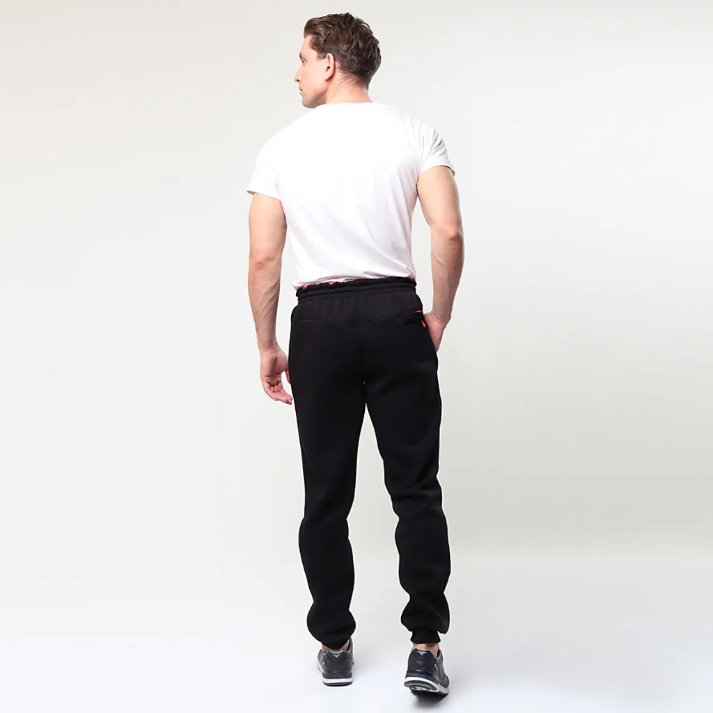 RODOS Брюки М-224 Чёрный/Красный