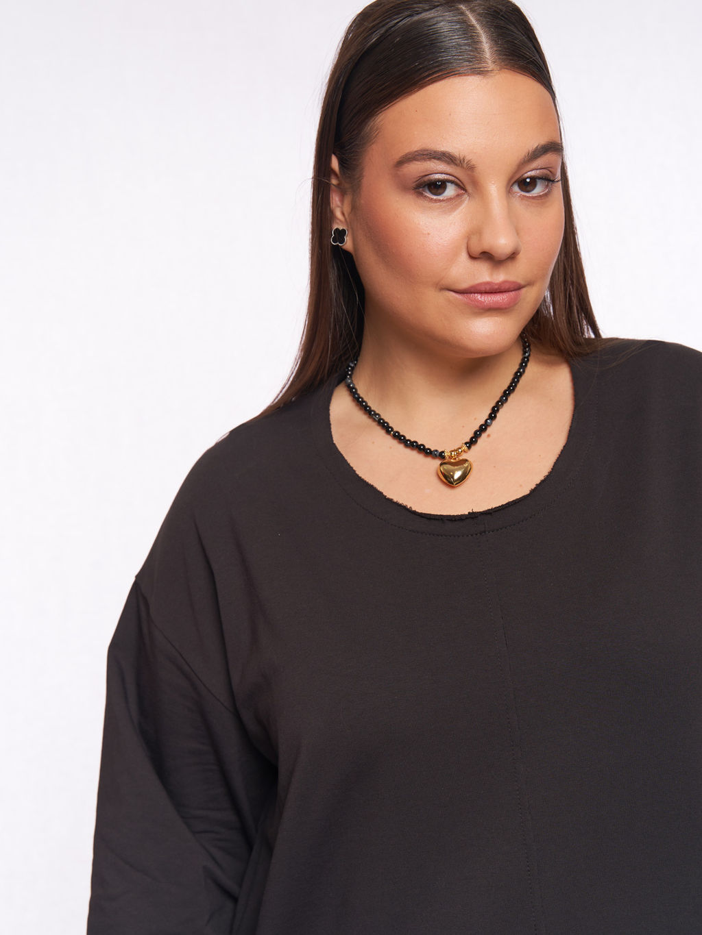 Платье со швами наружу PP56506BLK01 - Артесса фото 4