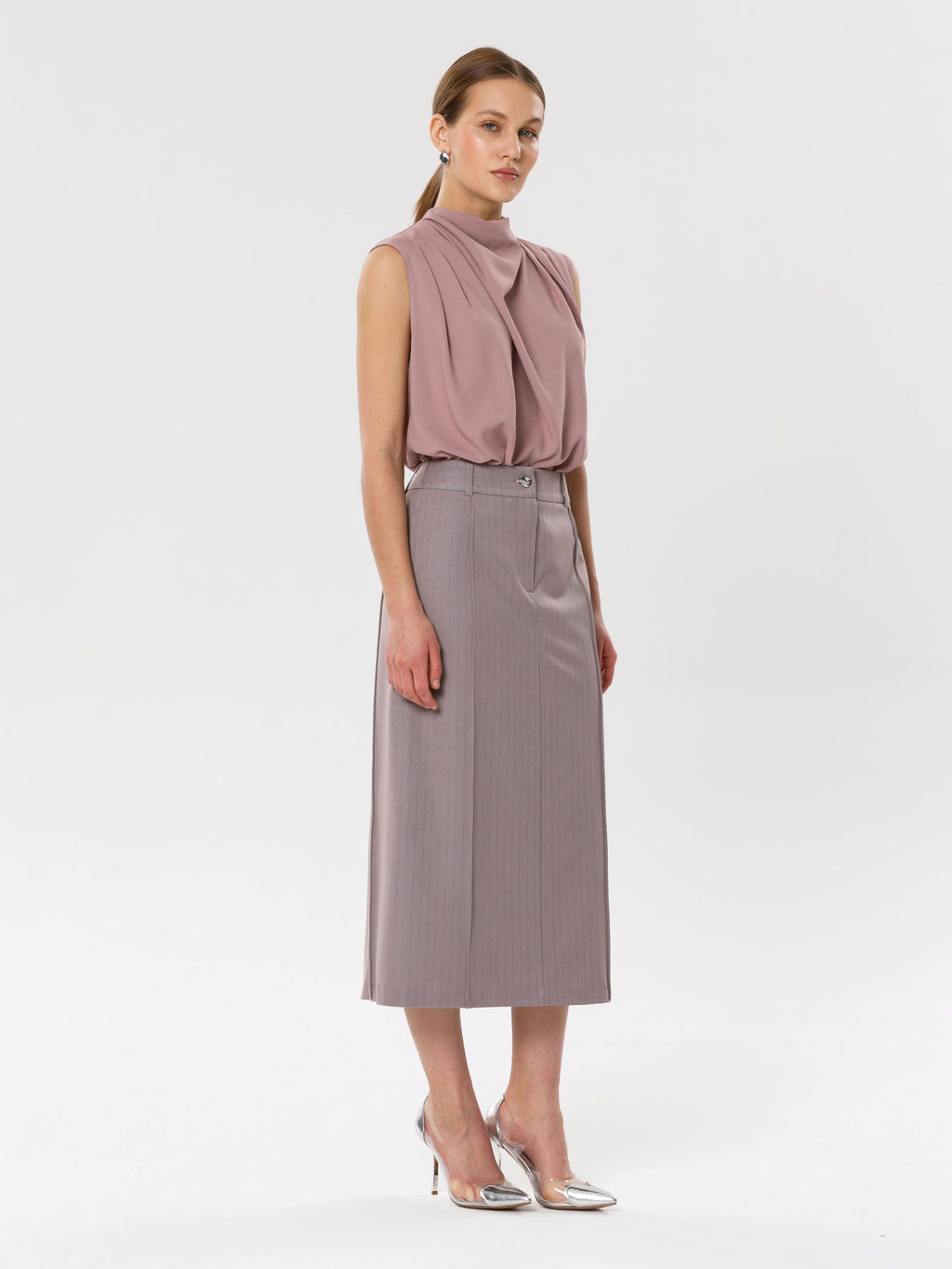 Блузка из крепа