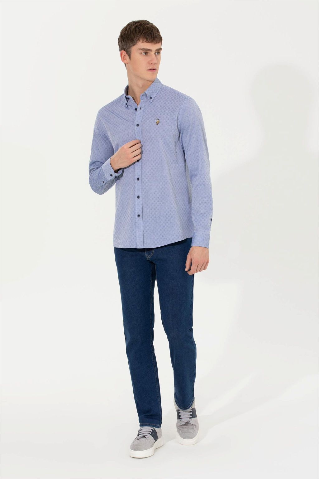 U. S. Polo Assn / Мужские синие джинсовые брюки - U.s. polo assn фото 10