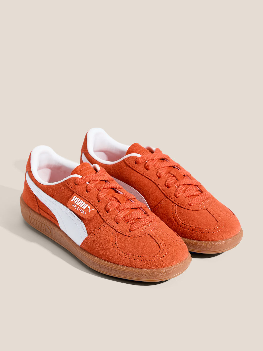 Детские кеды PUMA Palermo Jr Артикул 4587557, оранжевый