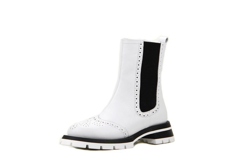 Челси EDART 360.P.1540bl/w. white/black/мех