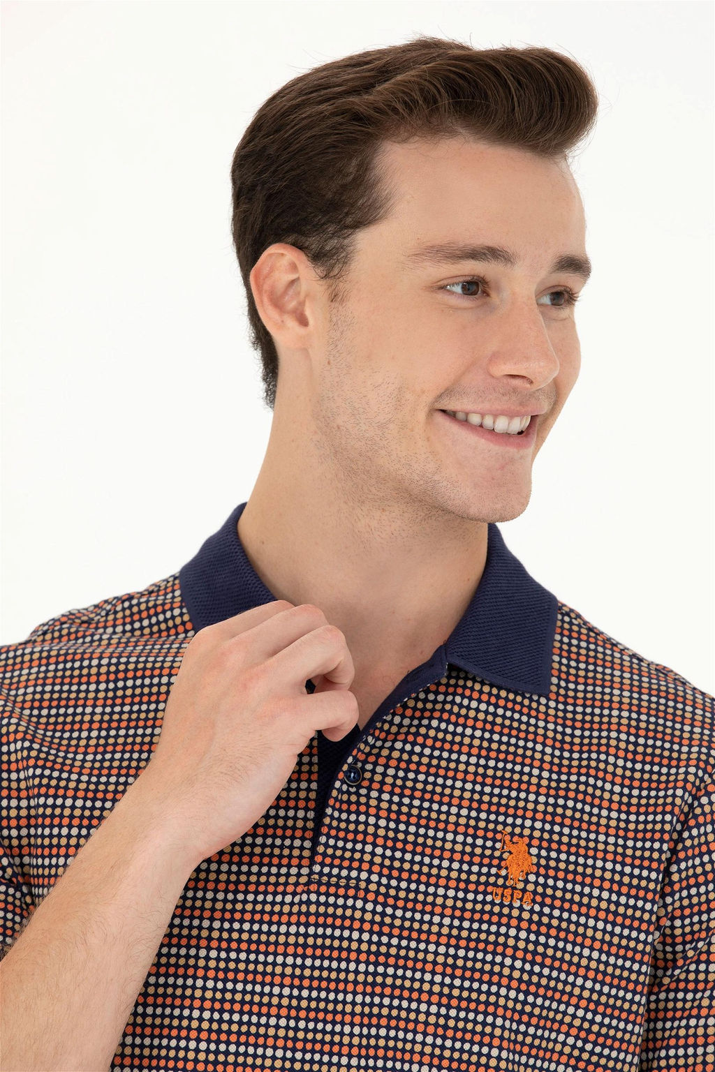 Мужская темно-синяя футболка - U.s. polo assn фото 2