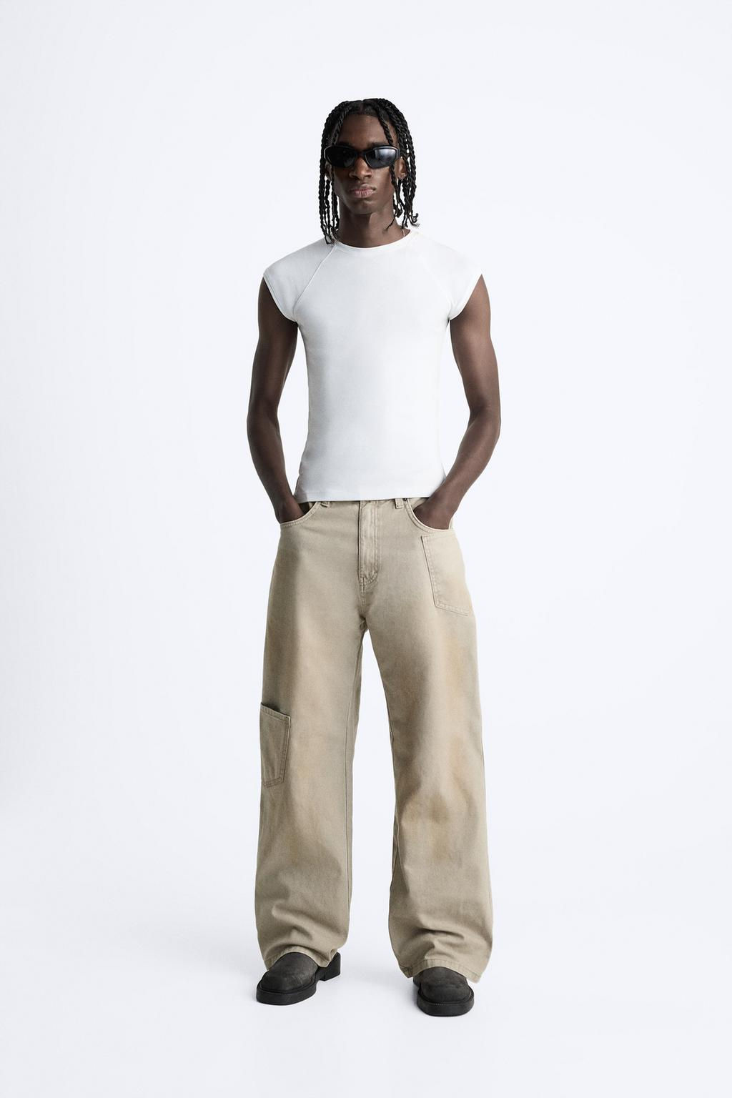 WIDE-LEG TROUSERS WITH POCKETS