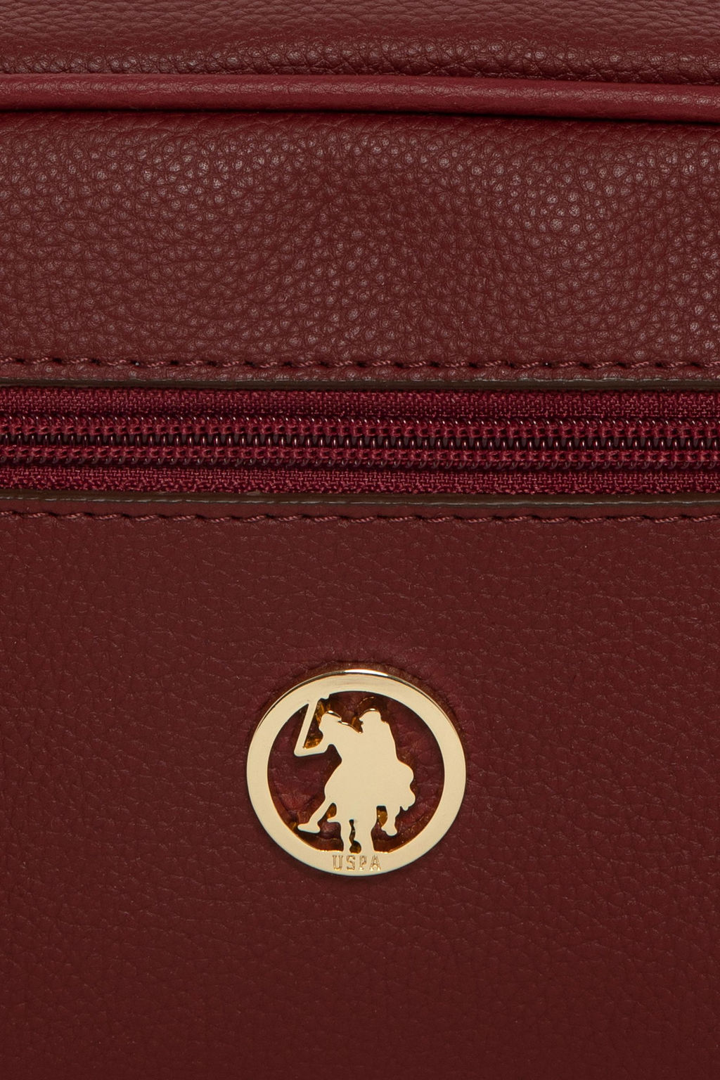 U. S. Polo Assn Женская бордовая сумка через плечо - U.s. polo assn фото 7