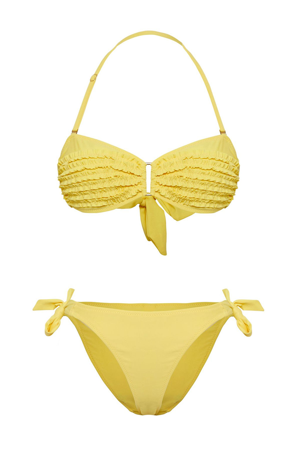 Ekru Straplez F?rf?rl? Regular Pretty Bikini Tak?m? TBESS25BT00021 - Trendyolmilla фото 10