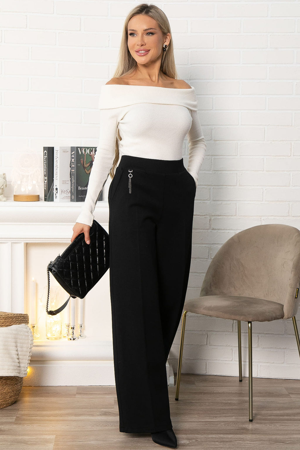 Брюки палаццо Адель - Lt collection фото 14