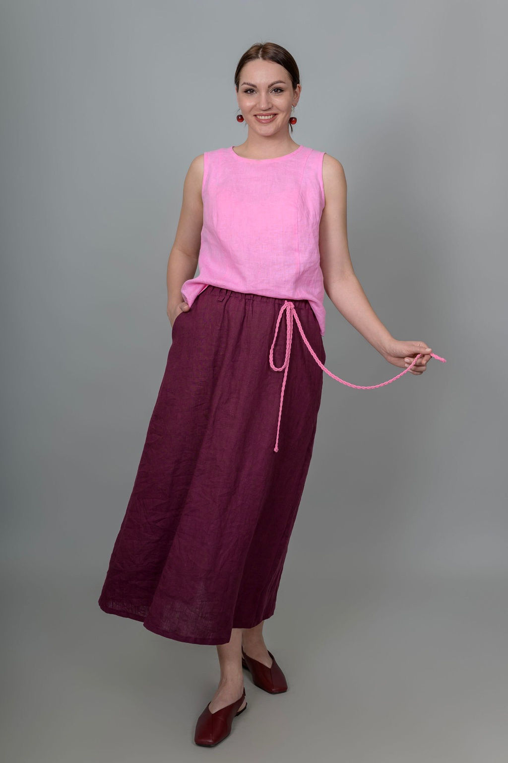 Лен 100% Юбка