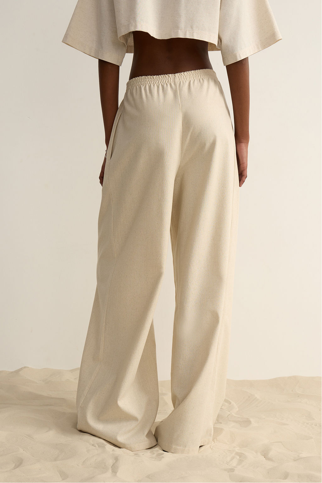 Брюки на резинке изо льна - Mollis фото 7