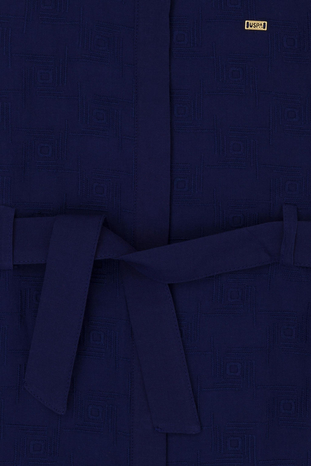 U. S. Polo Assn Темно-синее тканое платье без рукавов для девочки - U.s. polo assn фото 3