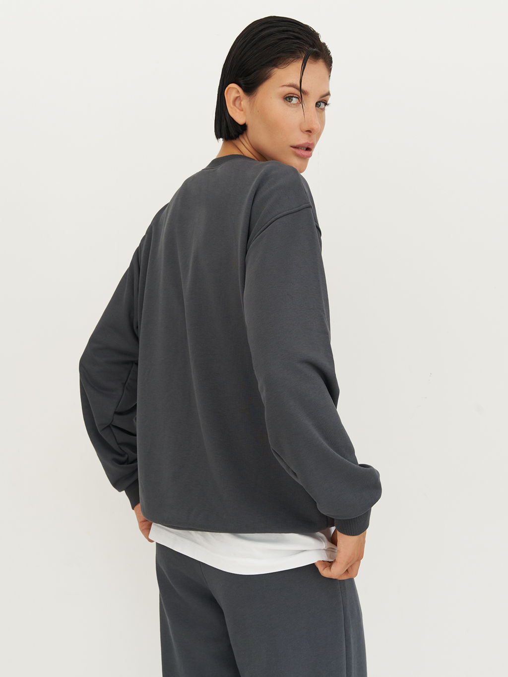 Свитшот свободного силуэта SOUTH CAMPUS - NEVERLATE фото 2