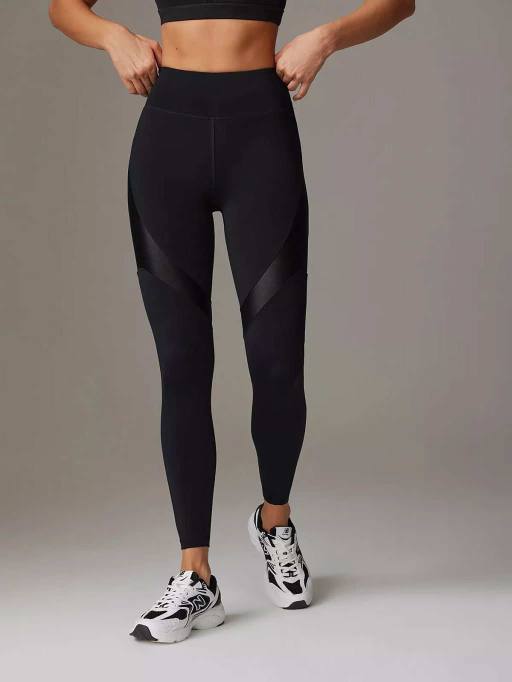 Моделирующие леггинсы со вставками из перфорированной сетки - Eazyway фото 2