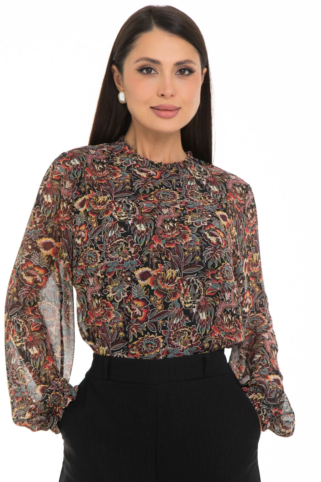Блуза Волшебный шифон (вамп)