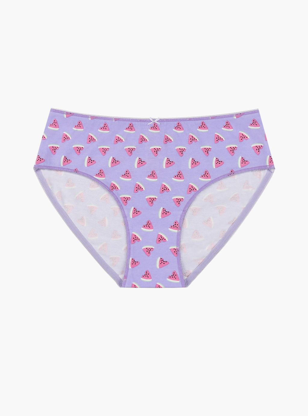 Трусы-слипы женские Indefini 3196LUB сиреневый хлопок с эластаном  фото 2