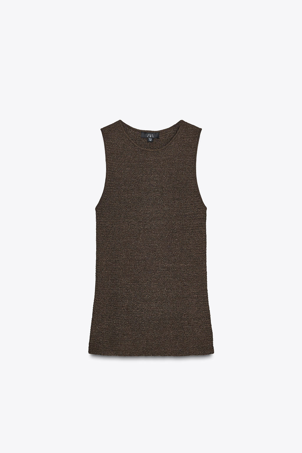 TEXTURED KNIT LONG TOP - Zara фото 4