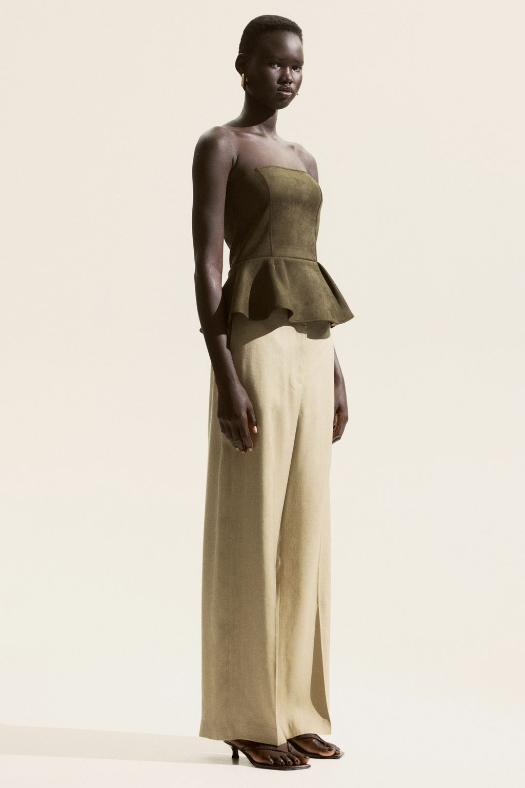Top bandeau con peplum - H&m фото 6