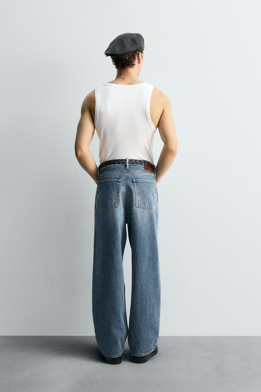 RELAXED STRAIGHT-LEG LIMITED EDITION JEANS - Zara фото 3