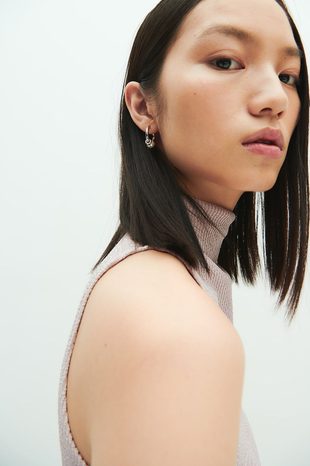 Top brillante con cuello perkins - H&m фото 4