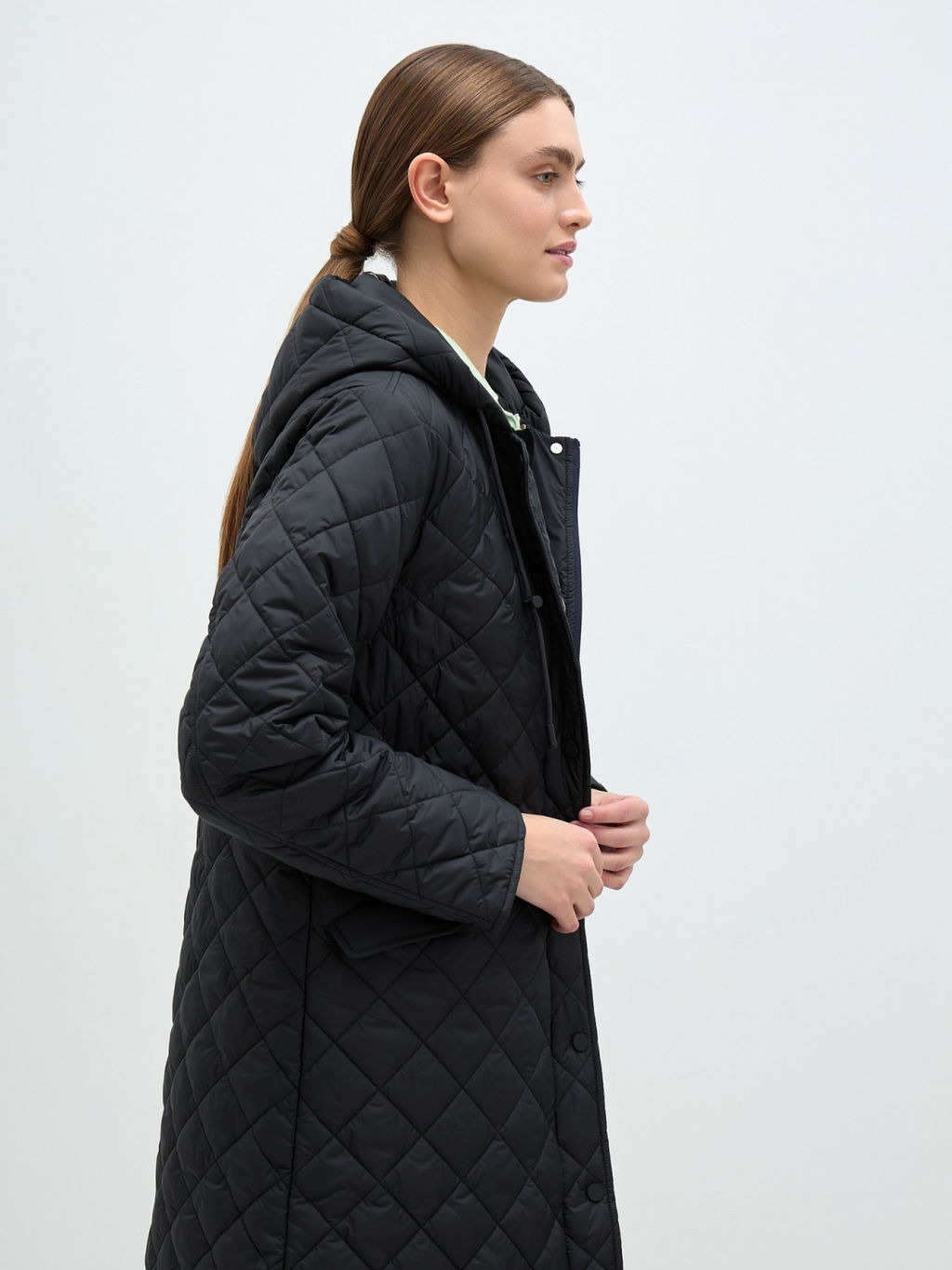 Conso/SM 240104 - nero Утепленное полупальто