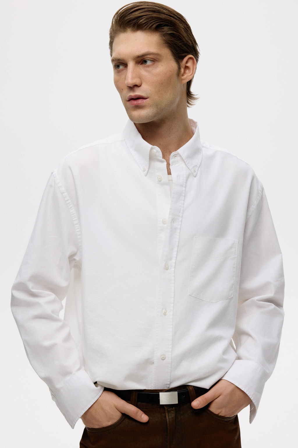 Camisa Oxford Relaxed Fit - H&m фото 3