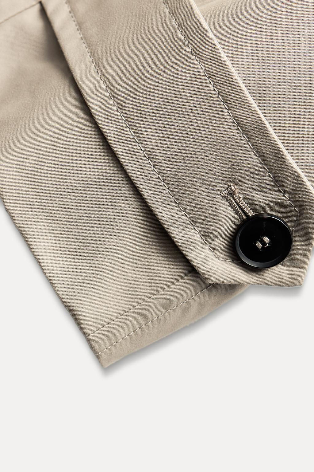 ZW COLLECTION SHORT TRENCH COAT - Zara фото 11