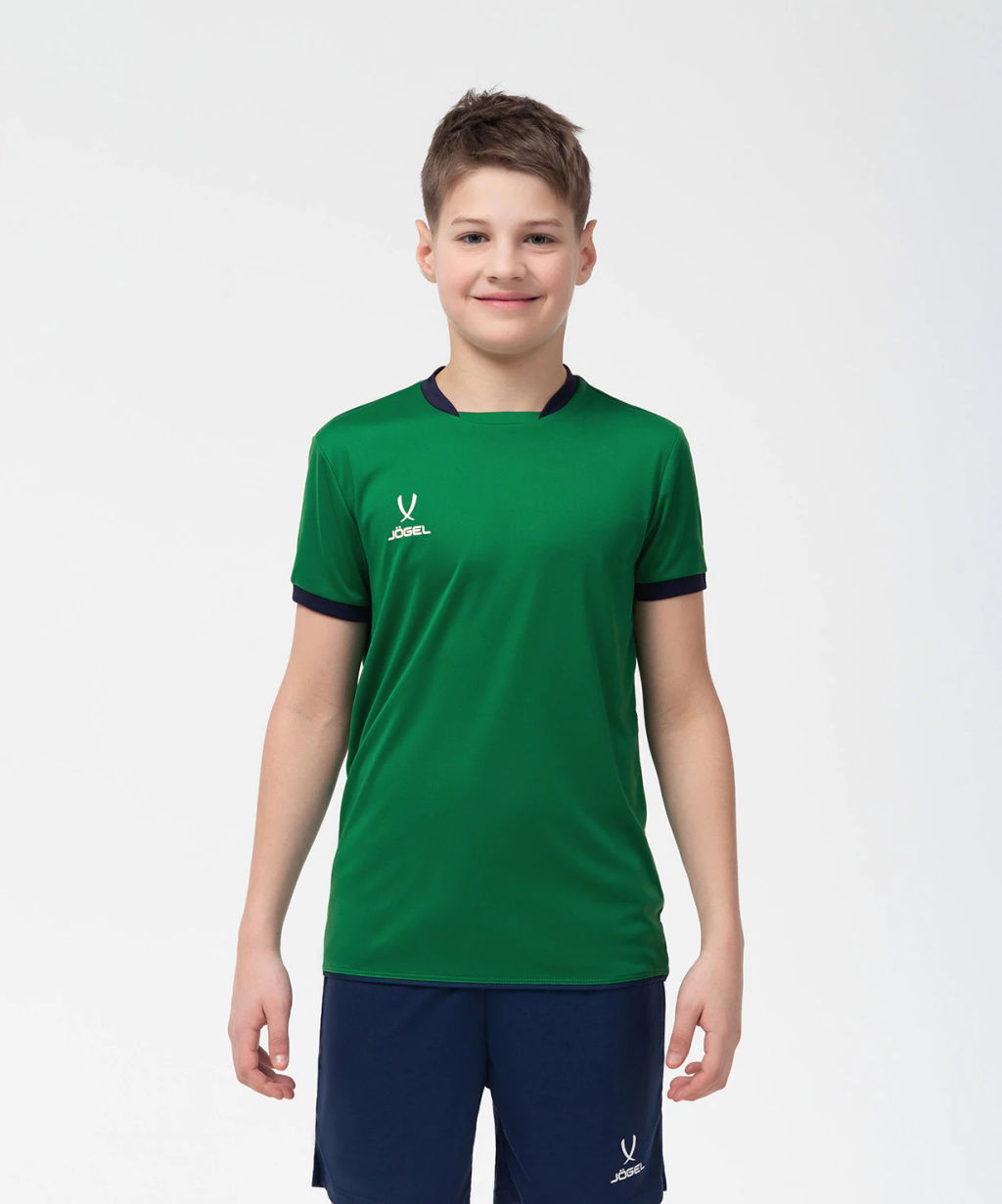 Футболка волейбольная JOGEL CAMP, зеленый, детский  фото 4
