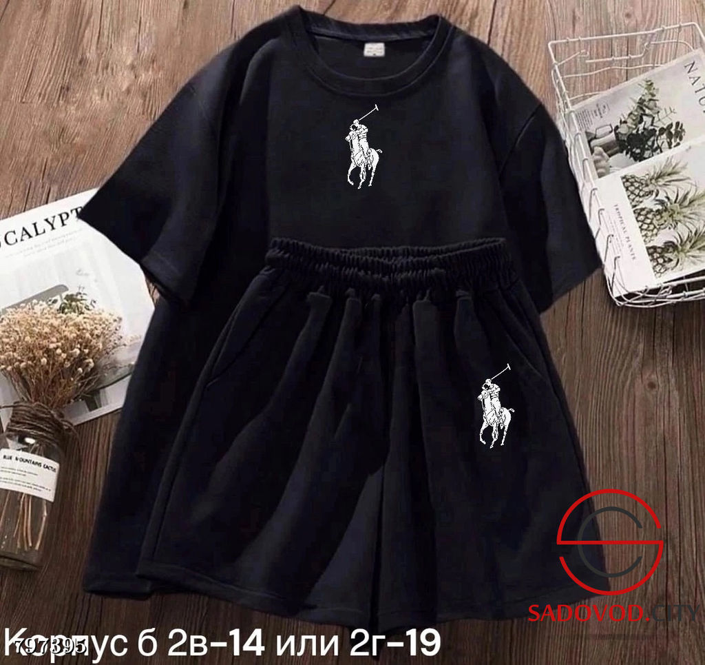 Костюм женский шорты и футболка - Bruno фото 3