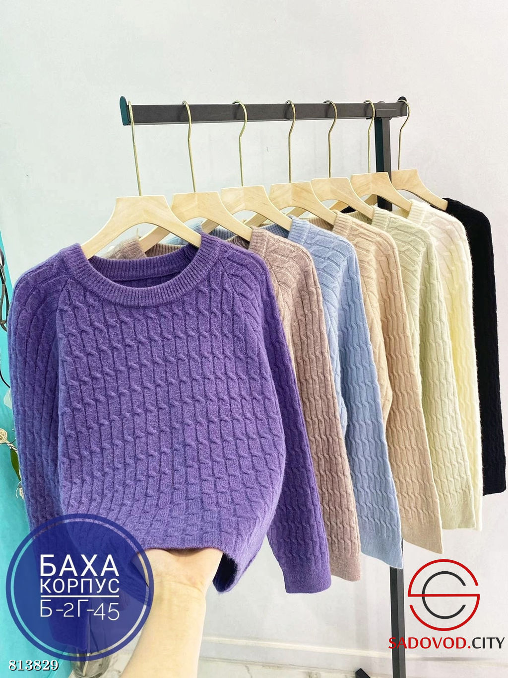 Свитер женский однотонный - Bruno фото 7