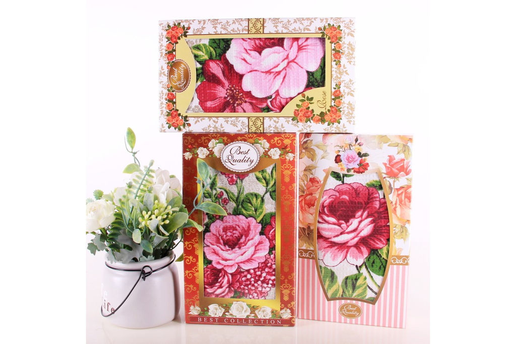 Набор вафельное полотенце Купон 50х63 в шоколадке ВК 315 мк