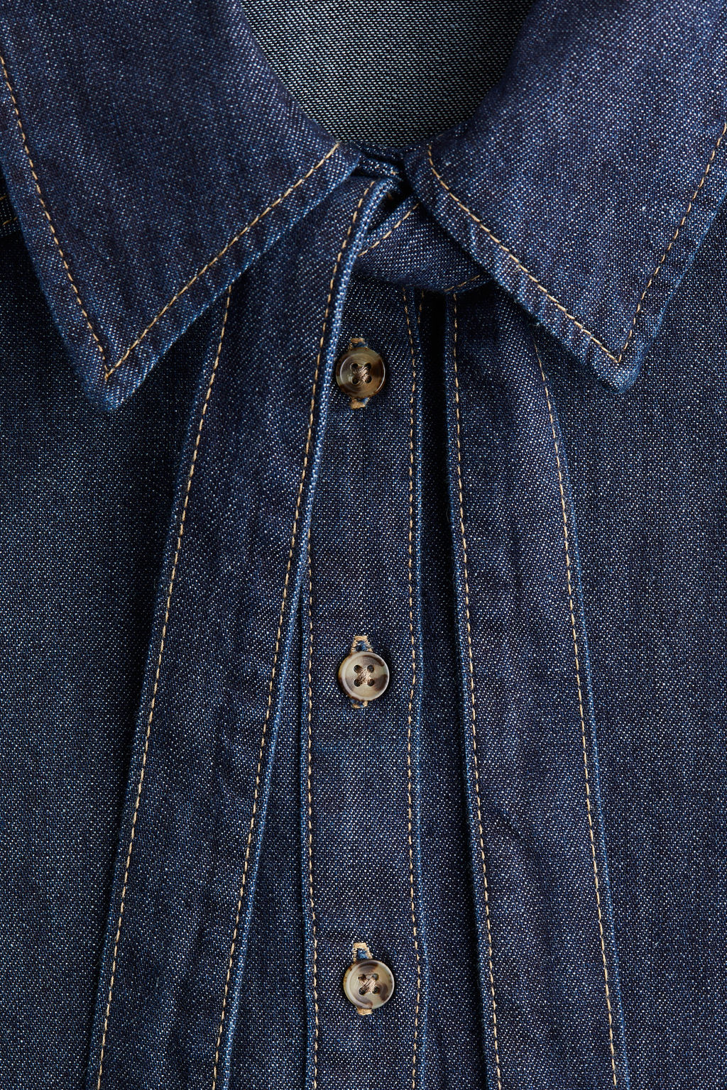 Blusa denim con lazada - H&m фото 4