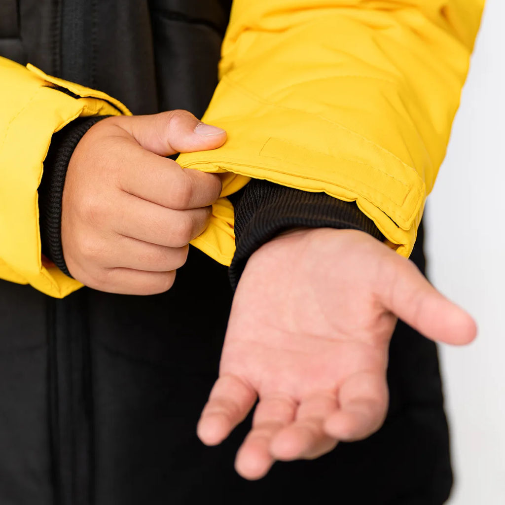 RODOS Утеплённый костюм М-228д Чёрный/Жёлтый