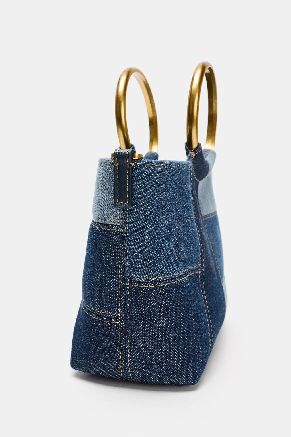 PATCHWORK MINI BUCKET BAG - Zara фото 12