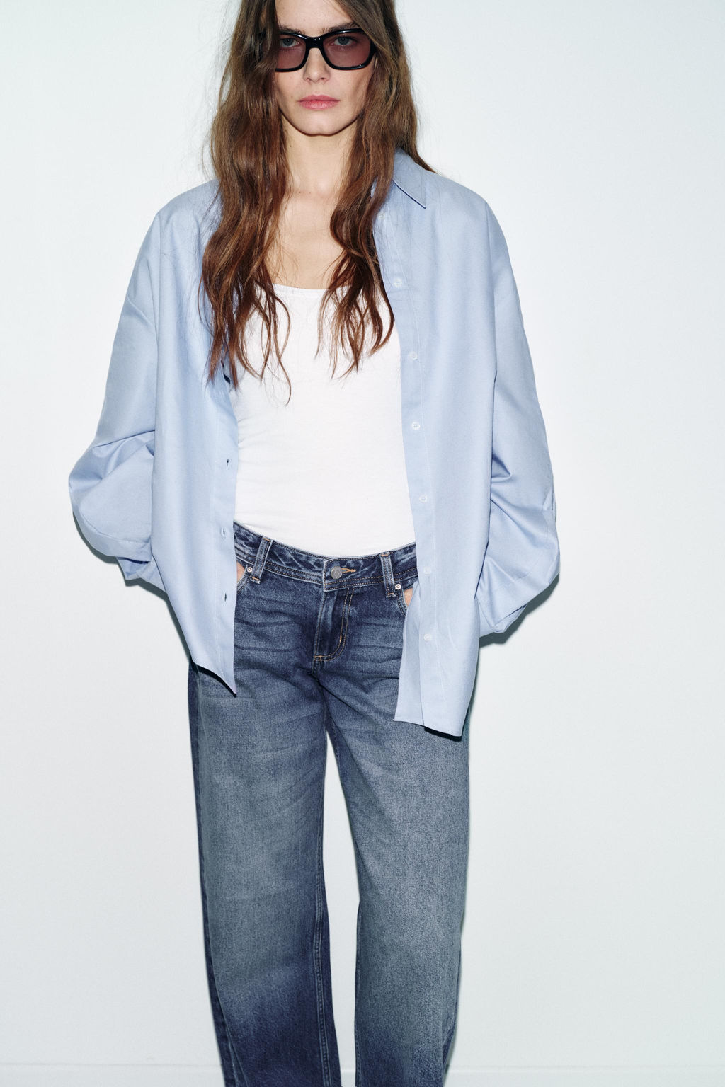 JEANS Z1975 STRAIGHT LOW-RISE - Zara фото 5