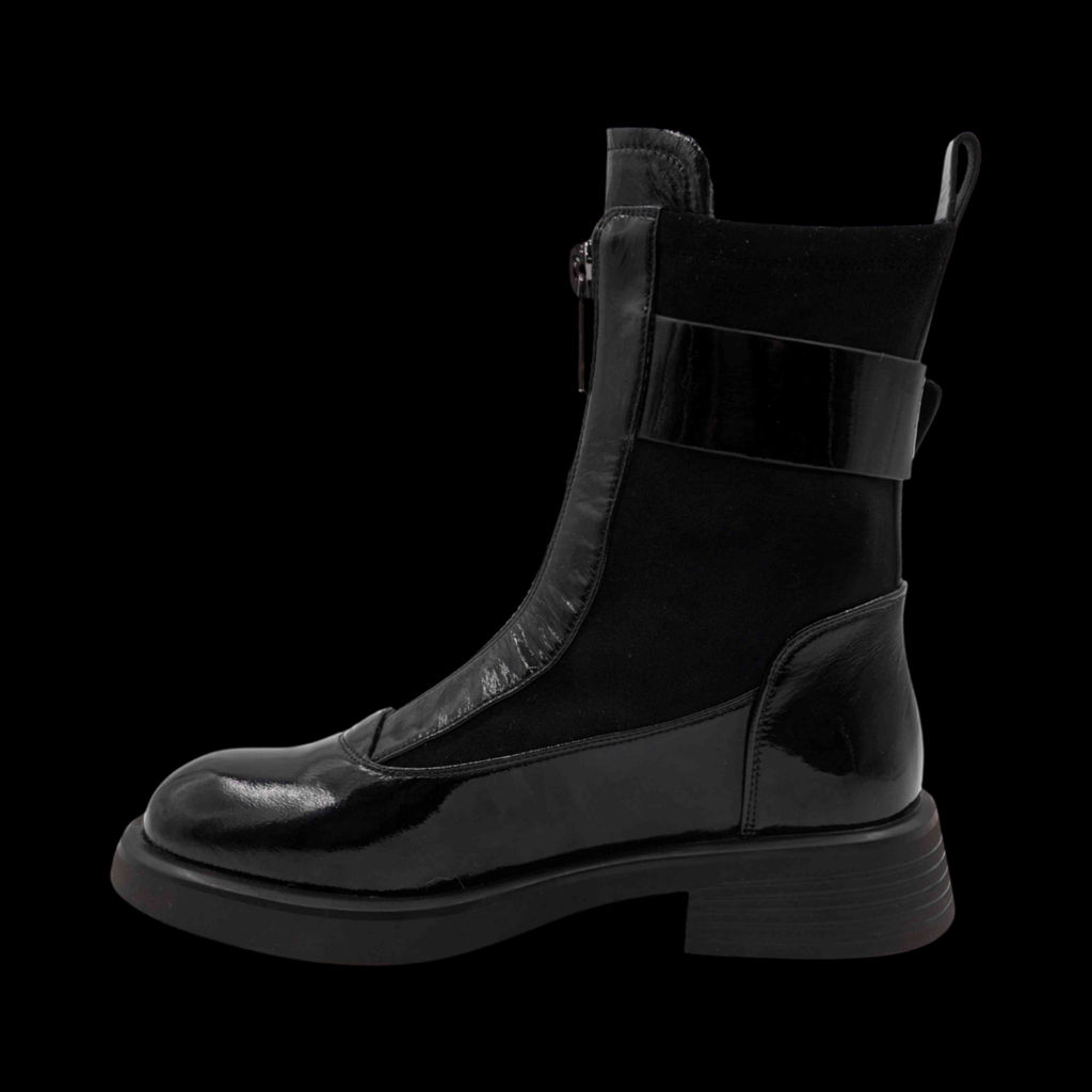 Ботинки из натуральной кожи Р-220-1 черные