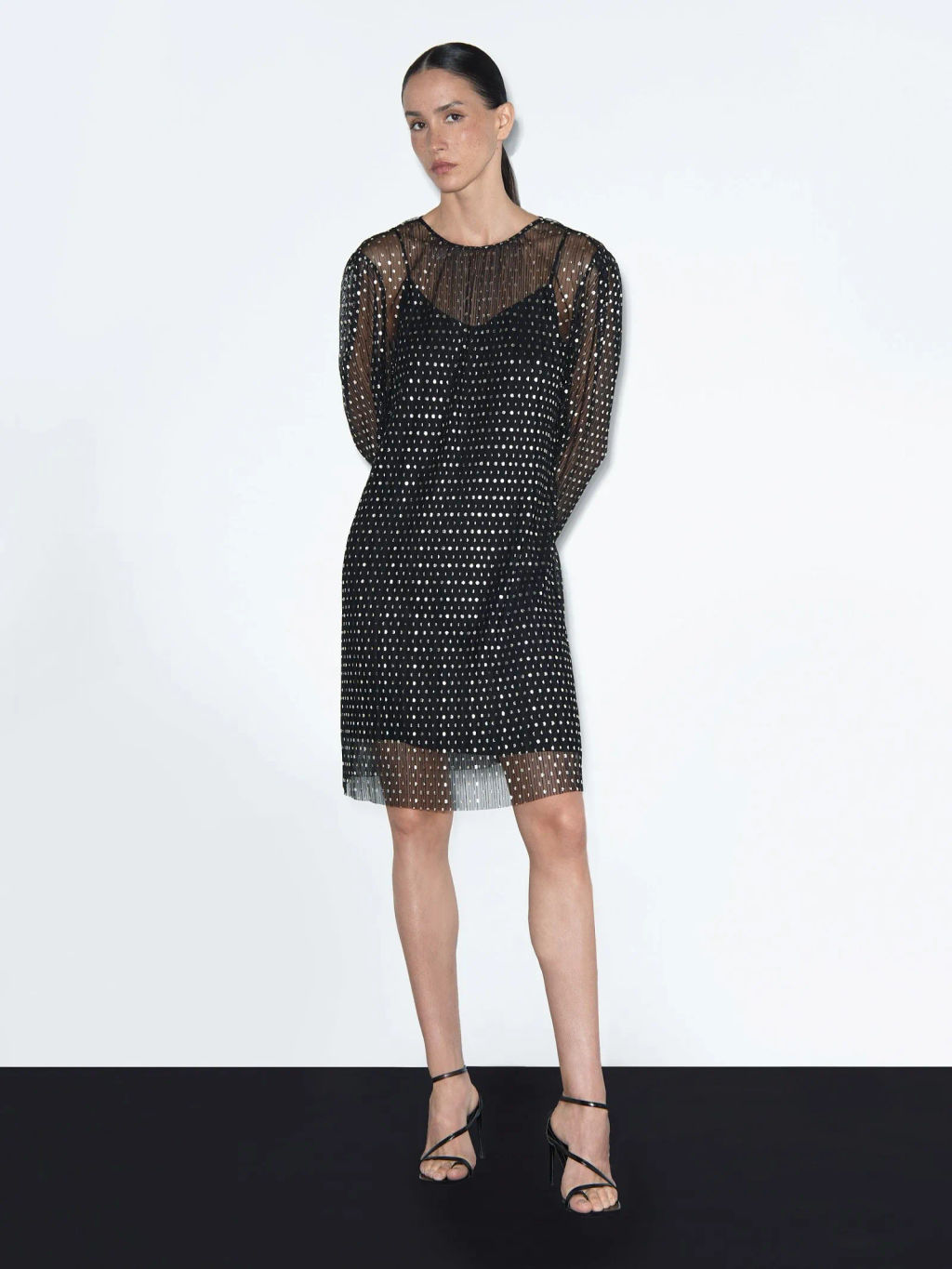 Платье а-силуэта PL1515/midnight - Emka фото 13