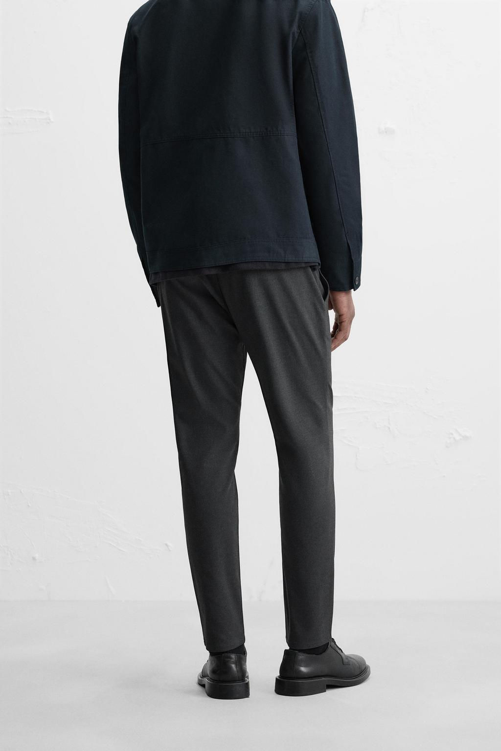 SLIM FIT COMFORT TROUSERS - Zara фото 4