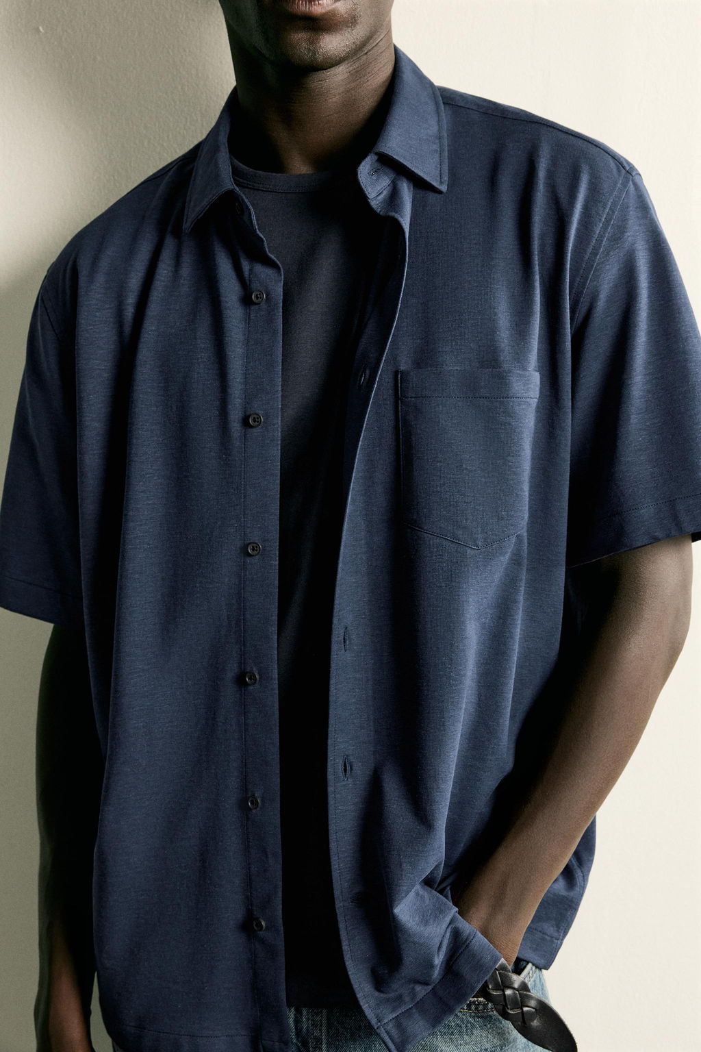 CAMISA REGULAR FIT CONFORT / Marino - Zara фото 6