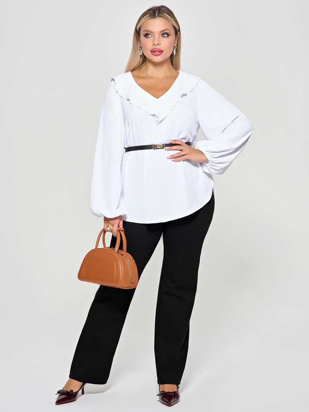 Блузка 0059-26 белый