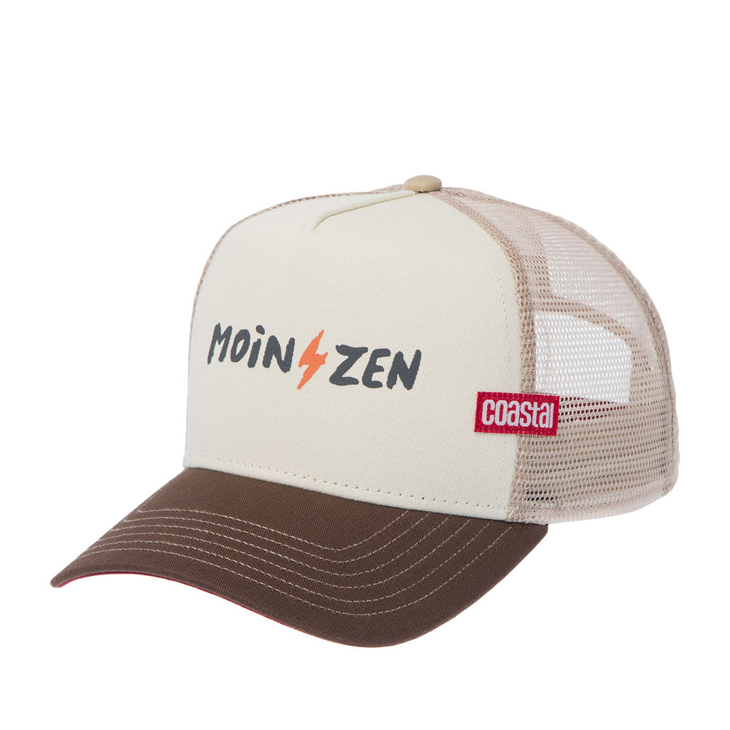 Бейсболка COASTAL арт. HFT Moinzen (коричневый / белый)
