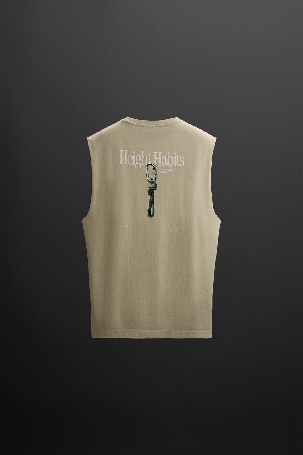 GRAPHIC PRINT TANK T-SHIRT - Zara фото 7