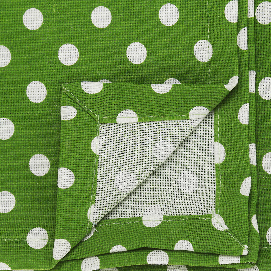Скатерть 240х145см Горох зеленый, длина стола до 200см, на 10-12 персон, хлопок Оптима 171г/м2, упаковка классическая 25х41см, Домашняя мода (Россия)  фото 4