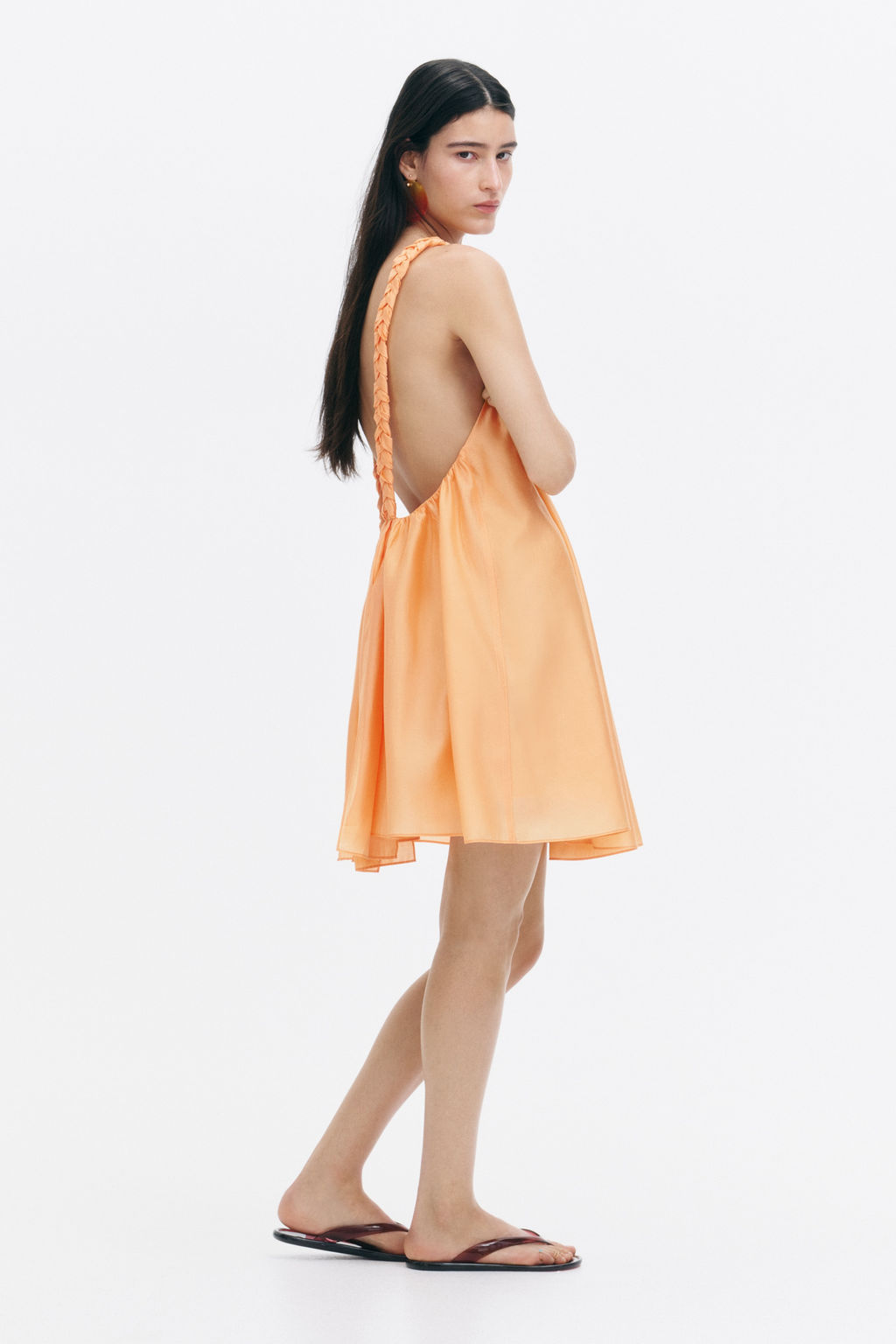 Minivestido con detalle trenzado - H&m фото 7