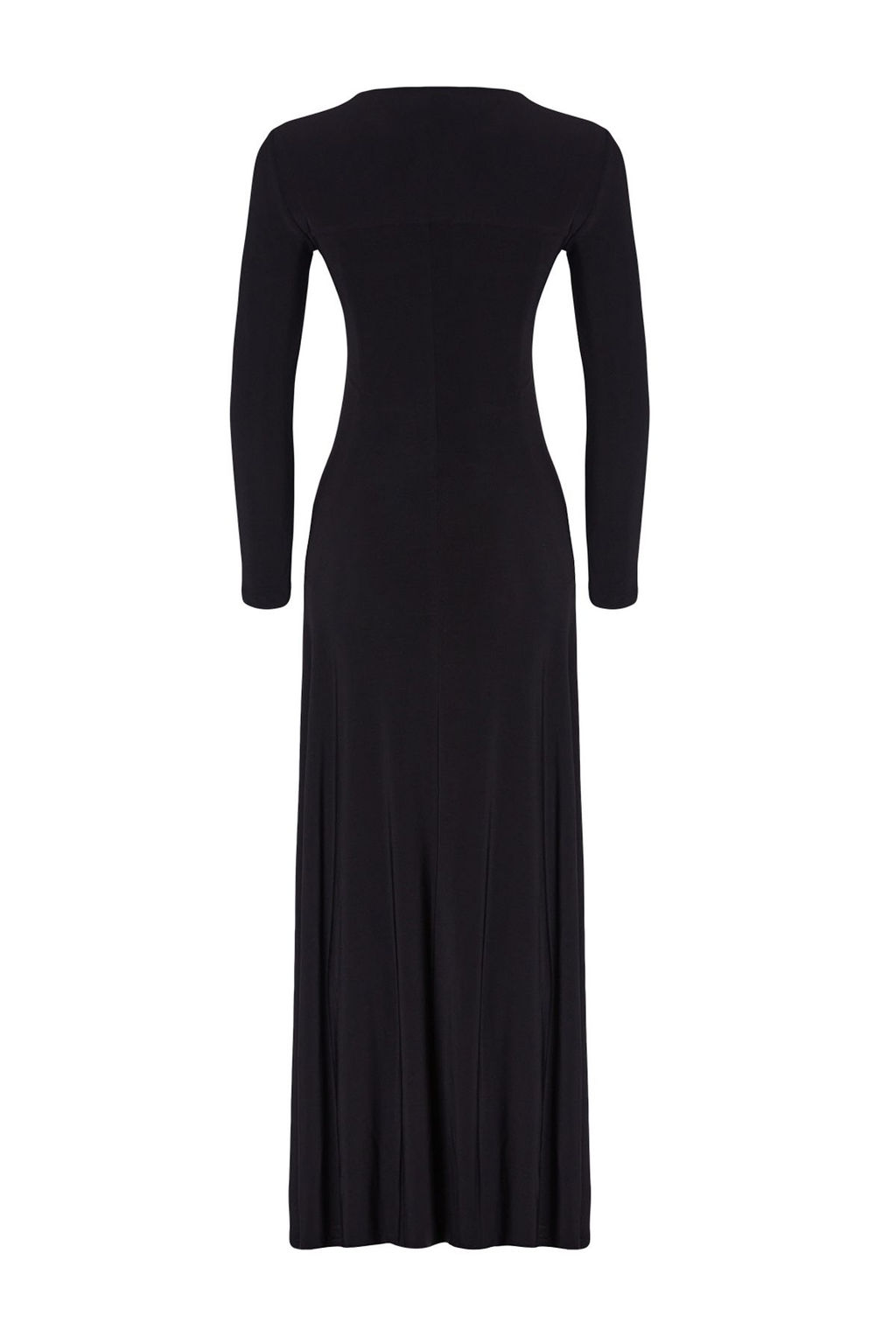 TRENDYOLMILLA Limited Edition Siyah V Yaka Skater/Belden Ac?lan Esnek Maxi Orme Elbise TWOAW25EL00299 фото 6